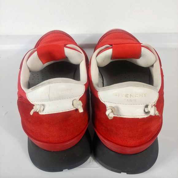 Givenchy Active Elastic Band Running Sneakers Sz 9 Red $735 - Picture 3 of 6